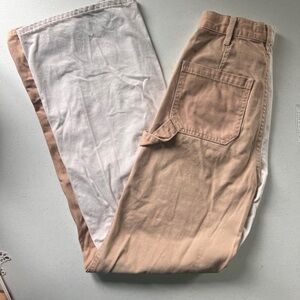 PacSun Beige and White Contrast Pants